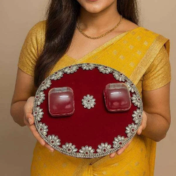 Engagement Ring Platter (Red)